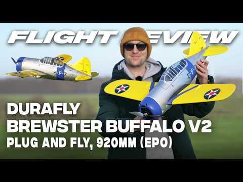Durafly Brewster Buffalo V2 920mm (36”) PNF